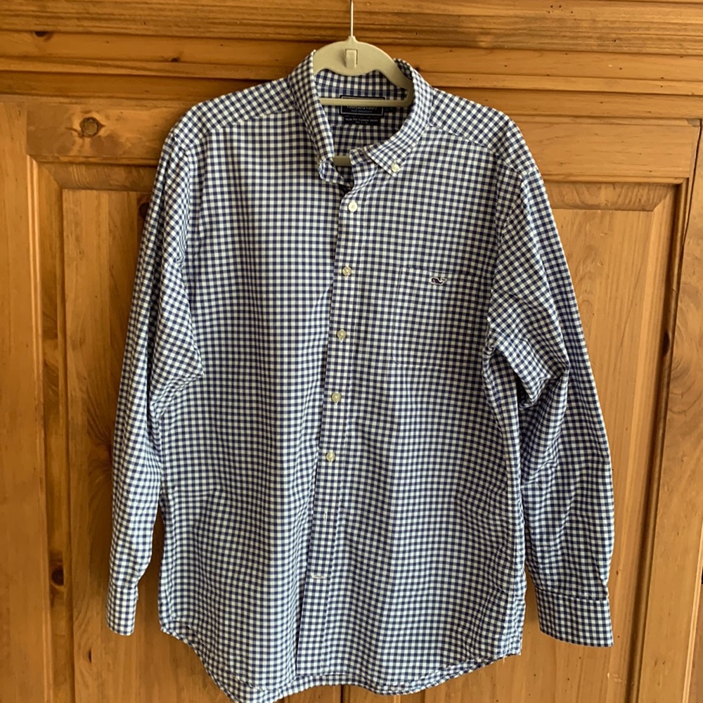 Vineyard Vines Men’s Button Down Shirt, Size L
